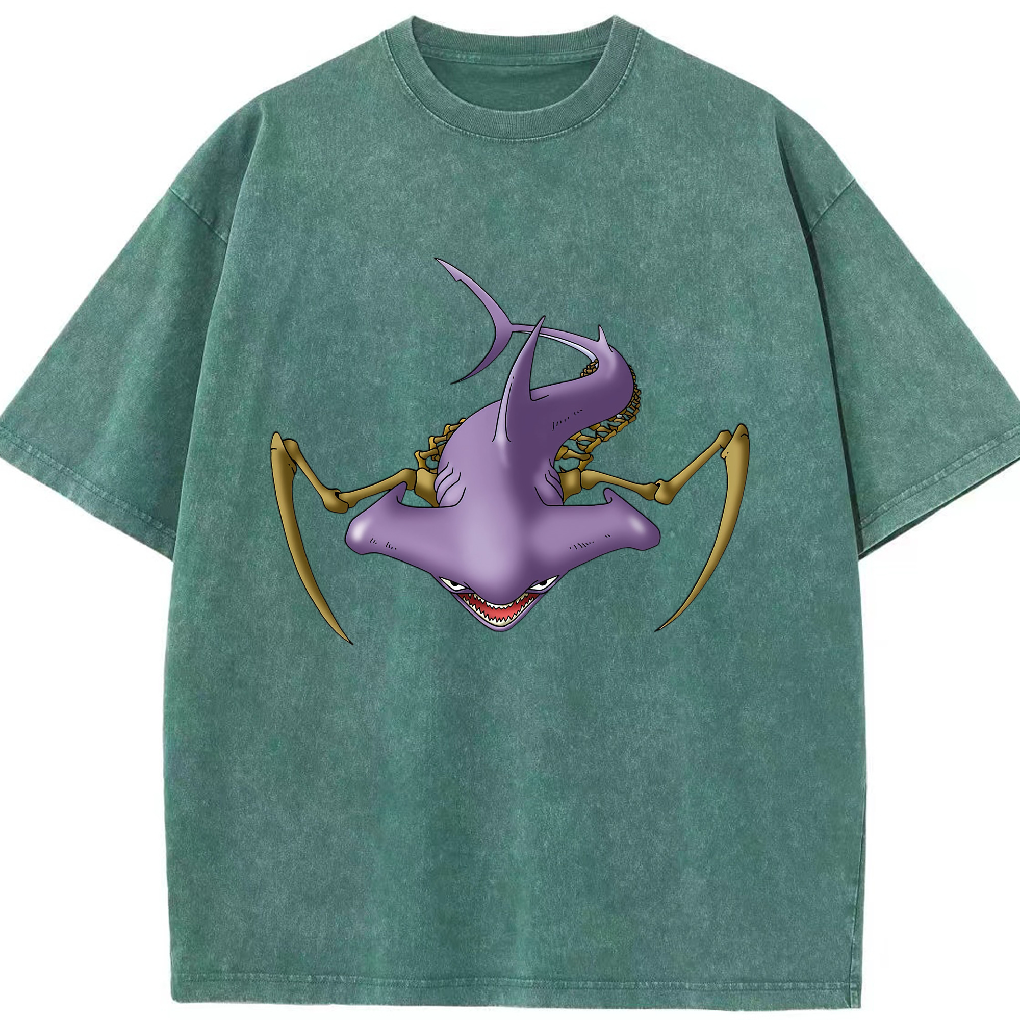 （画像用） ドラゴンクエスト Doragon Kuesuto Dragon Quest 綿100% ヴィンテージ風 半袖Tシャツ（フロントプリント）